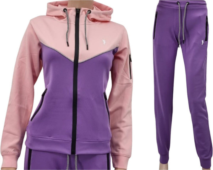 Tracksuit Women Pink & Purple