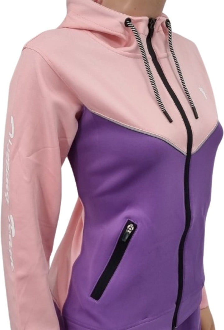 Tracksuit Women Pink & Purple